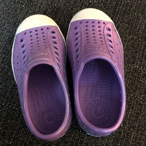 Native toddler girl water/pool shoes.